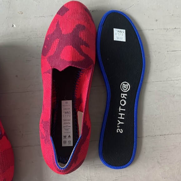 Rothy's The Loafer 8.5 red camo - Picture 6 of 8